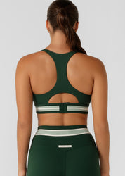Freshman Sports Bra-Dark Green