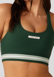 Freshman Sports Bra-Dark Green