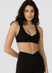 Reform Rib Sports Bra - Black