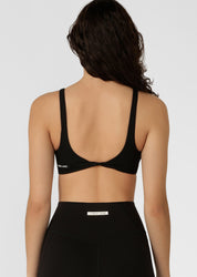 Reform Rib Sports Bra - Black