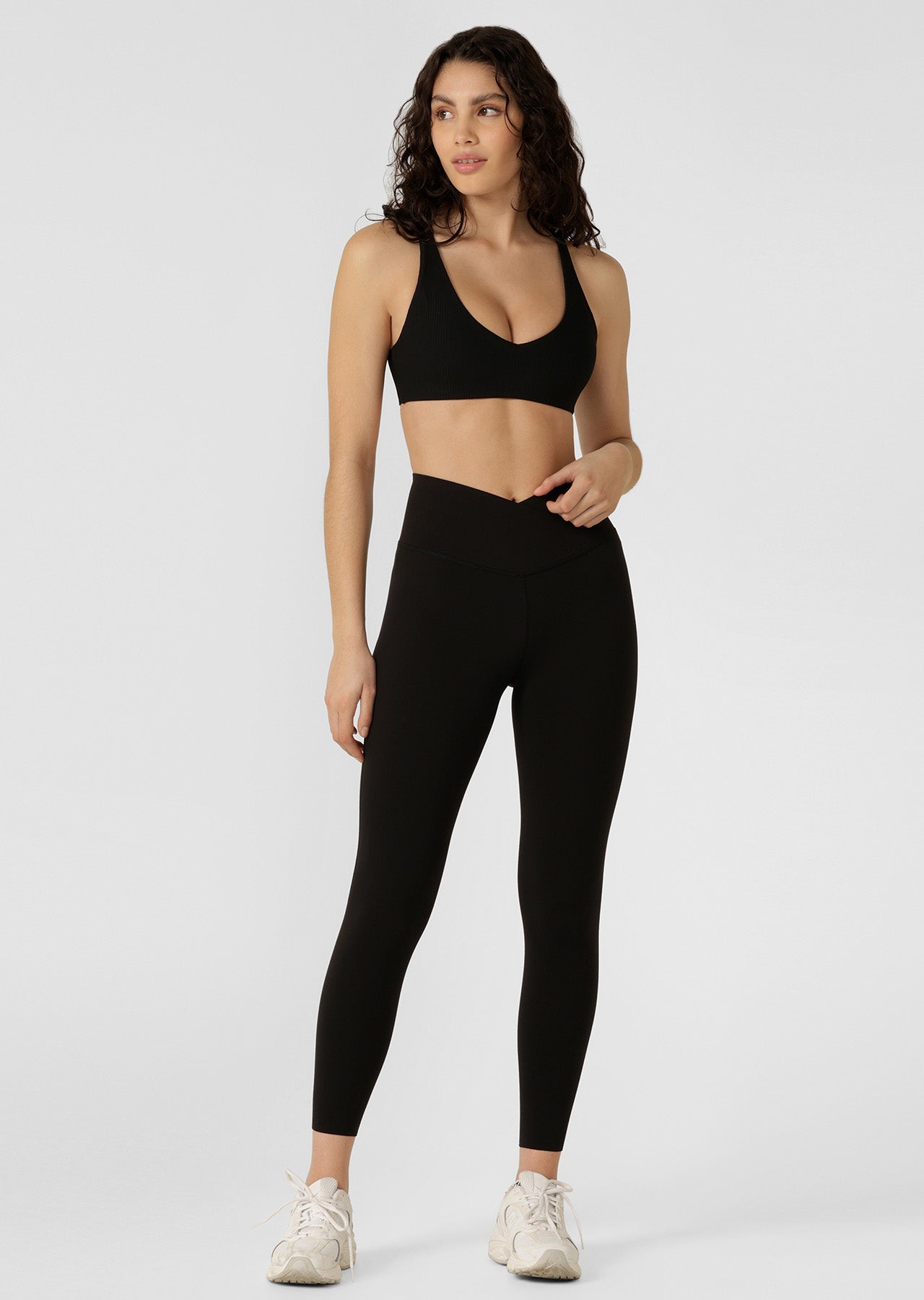 Reform Rib Sports Bra - Black