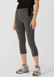 Stomach Support 7/8 Leggings - Titanium