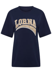 Lorna Cheer Relaxed T-Shirt - French Navy