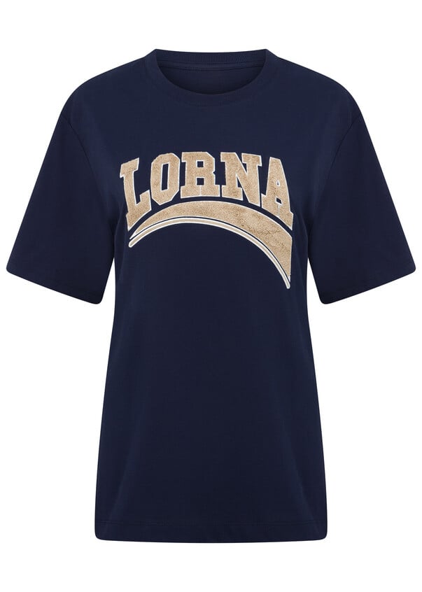 Lorna Cheer Relaxed T-Shirt - French Navy