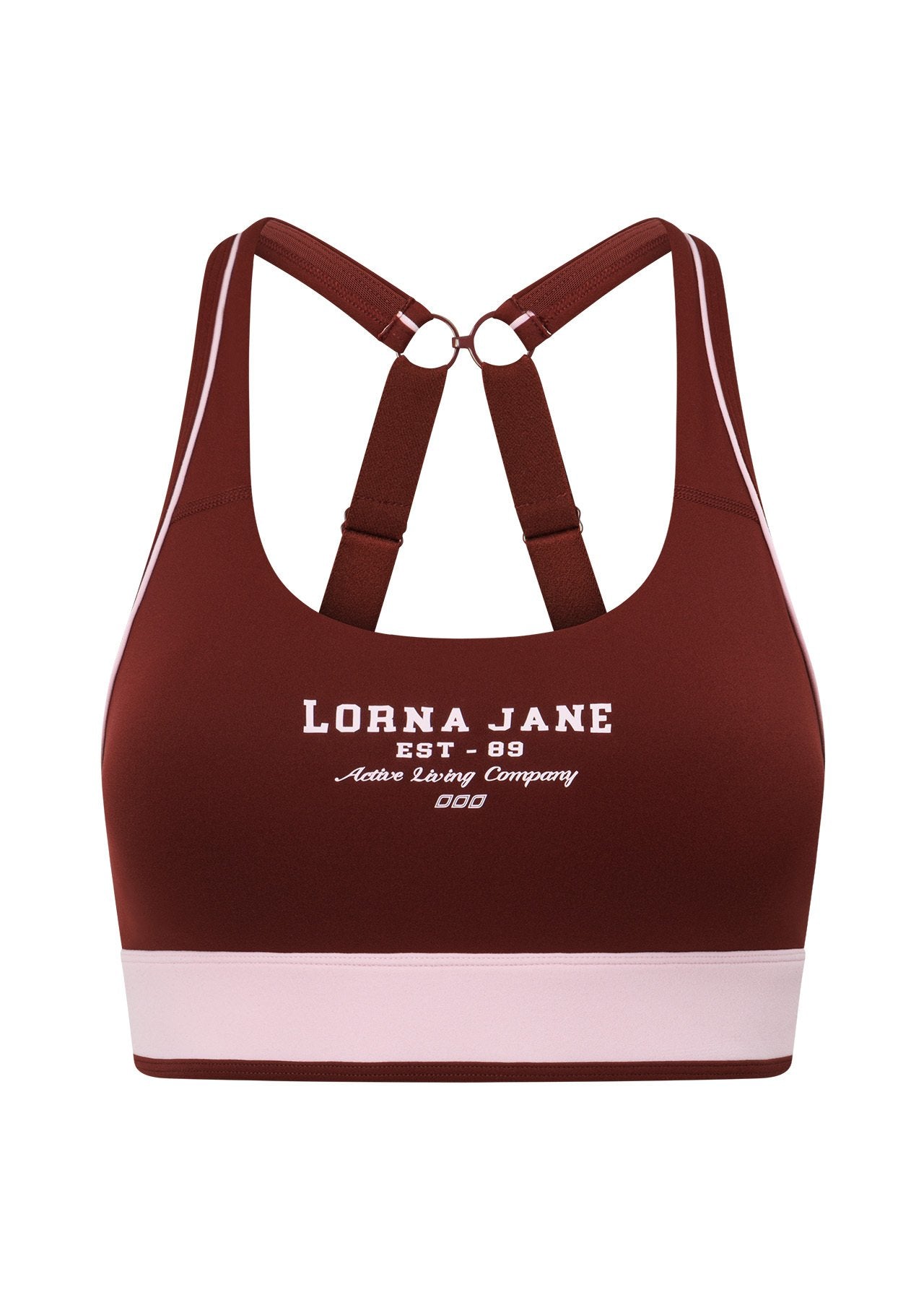 Limited Edition Amy Max Support Sports Bra-Merlot