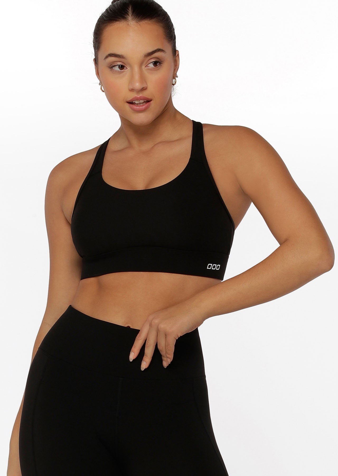 Amy Maximum Support Sports Bra (Compress & Compact) - Black