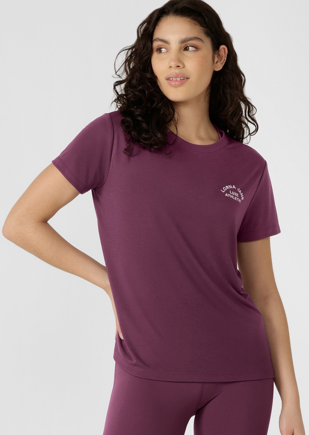 Lotus T-Shirt - Mulberry