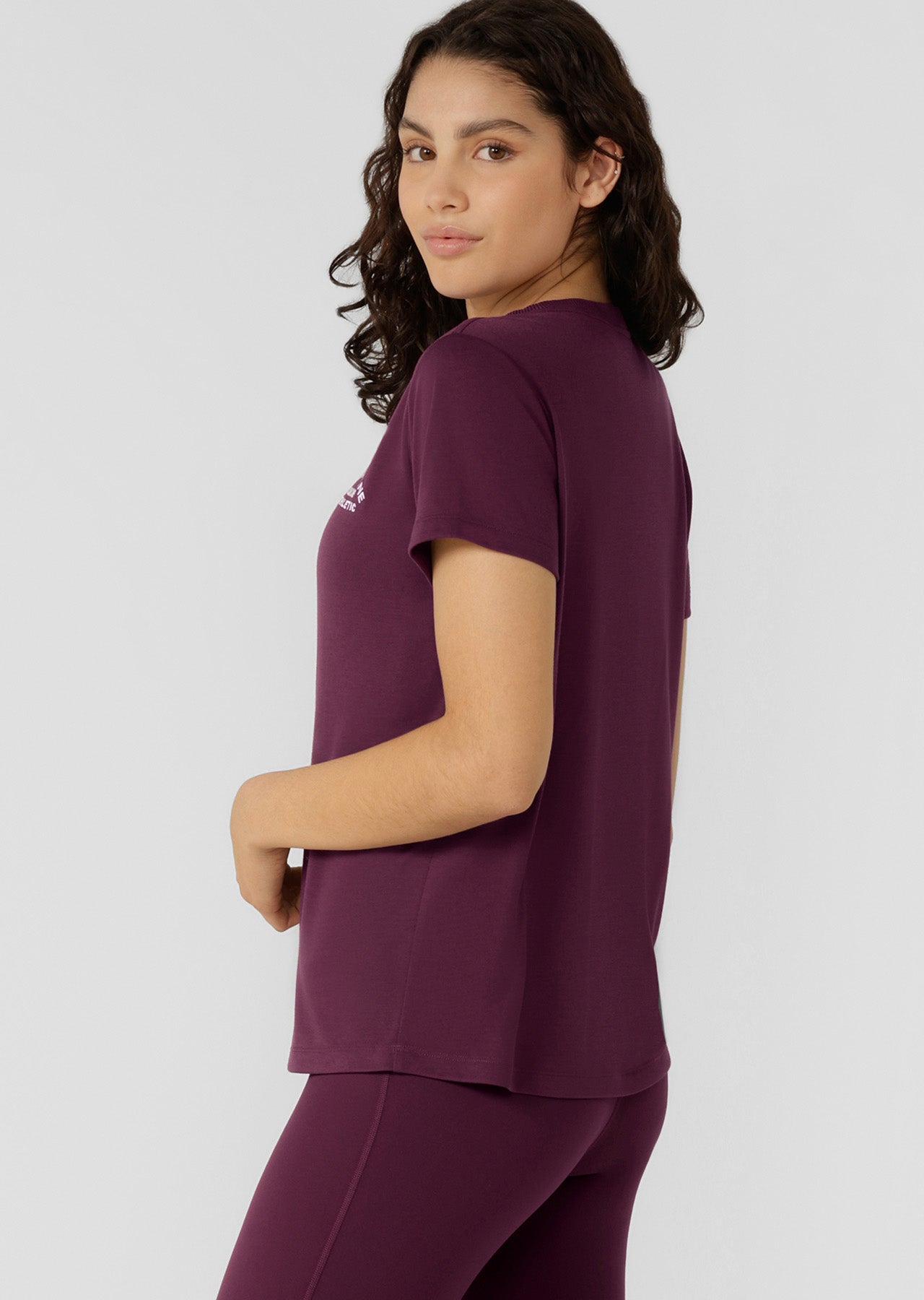 Lotus T-Shirt - Mulberry