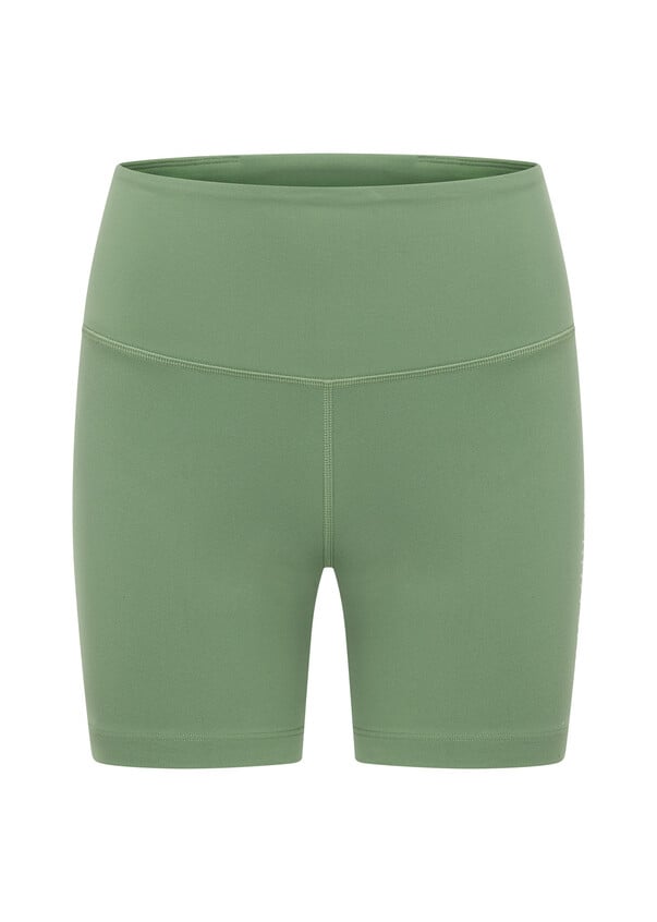 Lotus No Chafe Phone Pocket 12cm Bike Shorts - Green Goodness